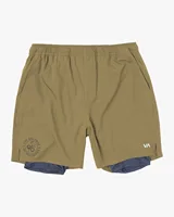 2024 New Camouflage Fashion Breathable Training Fitness Men's Shorts 2 IN1 Double Gym Male Bodybuilding Sports Elasticity Shorts 2