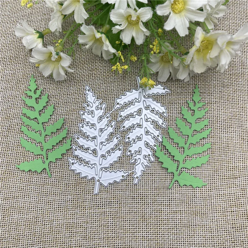 2PCS leafage Frame Metal Cutting Dies Stencils For DIY Scrapbooking Decorative Embossing Handcraft Template