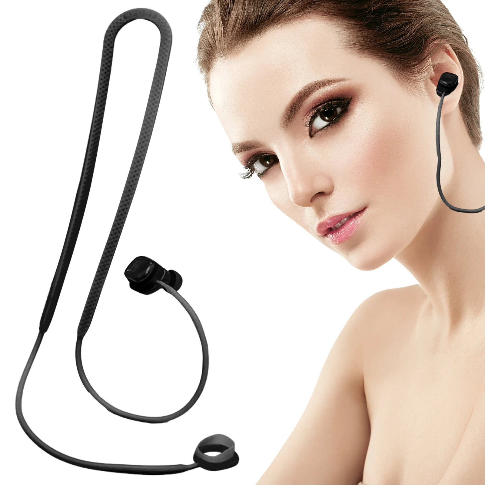 

Anti-lost Silicone Lanyard For True Wireless3 Earbuds Accessories Elastic Anti-dropping Earphone Strap Comfortable String Rope