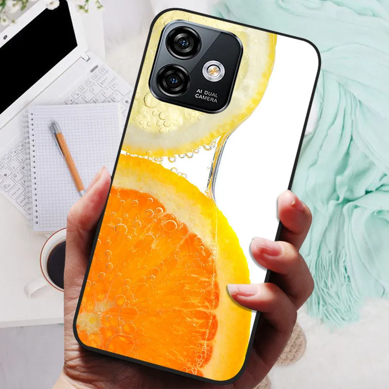 Soft TPU Silicone Shockproof Phone Case Bumper - 6.52 Protective Cover