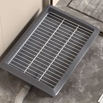 Toilette per Cani Impermeabile e Lavabile, Vassoio Antiscivolo e Antiperdita per Cuccioli con Tubo di Scarico Rimovibile, Toilette per Addestramento Cani