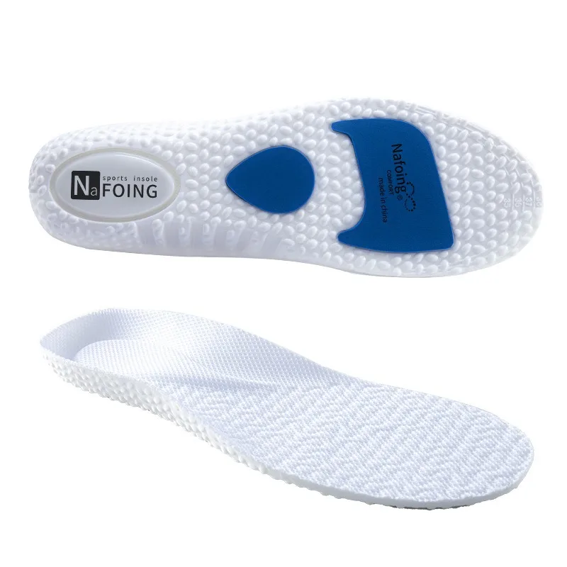 1Pair Upgrade Sports Shock Absorption Insole PU Memory Foam Breathable Arch Support Orthopedic Shoes Pad for Men Women Feet Care