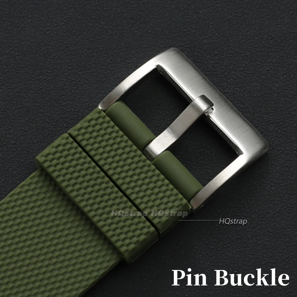 Premium Universal Silicone Watch Strap | Durable FKM Rubber Sports Replacement Band | Fashionable One-Piece Wristband