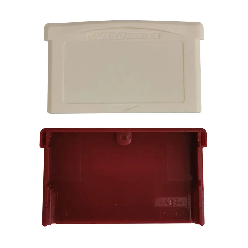 10/Pz Rosso E Bianco Mandar Clear Game Card Housing Box Case Sostituzione Per Gb Gba Game Cartridge Housing Shell Per Gb Gba Case