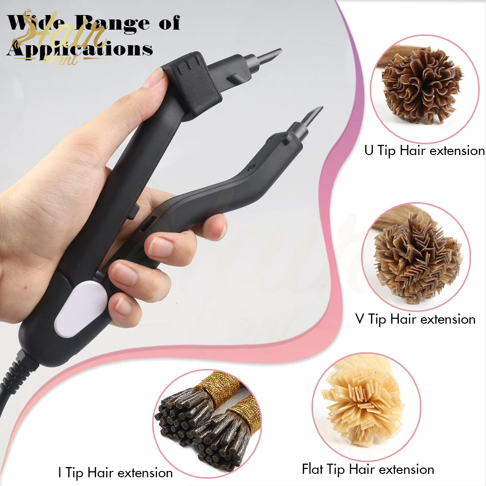 헤어 웨이트 헤어 익스텐션 커넥터 툴 키트 40g 헤어 익스텐션 비즈 K팁 헤어 도구 멜팅 히트 아이론 메탈 헤어 클립