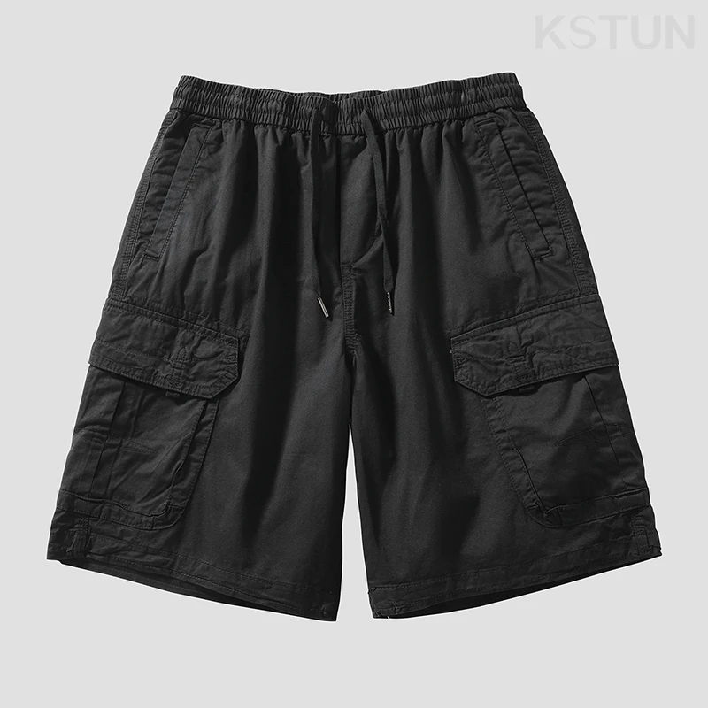 2024 Summer Men's Shorts Pants Men Loose Fit Baggy Cargo Shorts For Man Outdoor Streetwear Casual