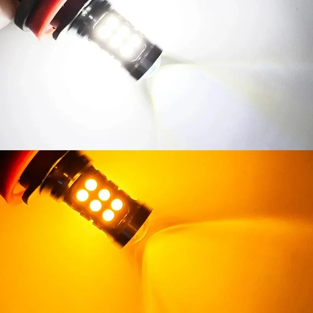 2개 자동차 LED 전면 안개등 램프 BMW 5 시리즈 F10 2009 2010 2011 2012 2013 2014 2015 2016용 자동차 액세서리