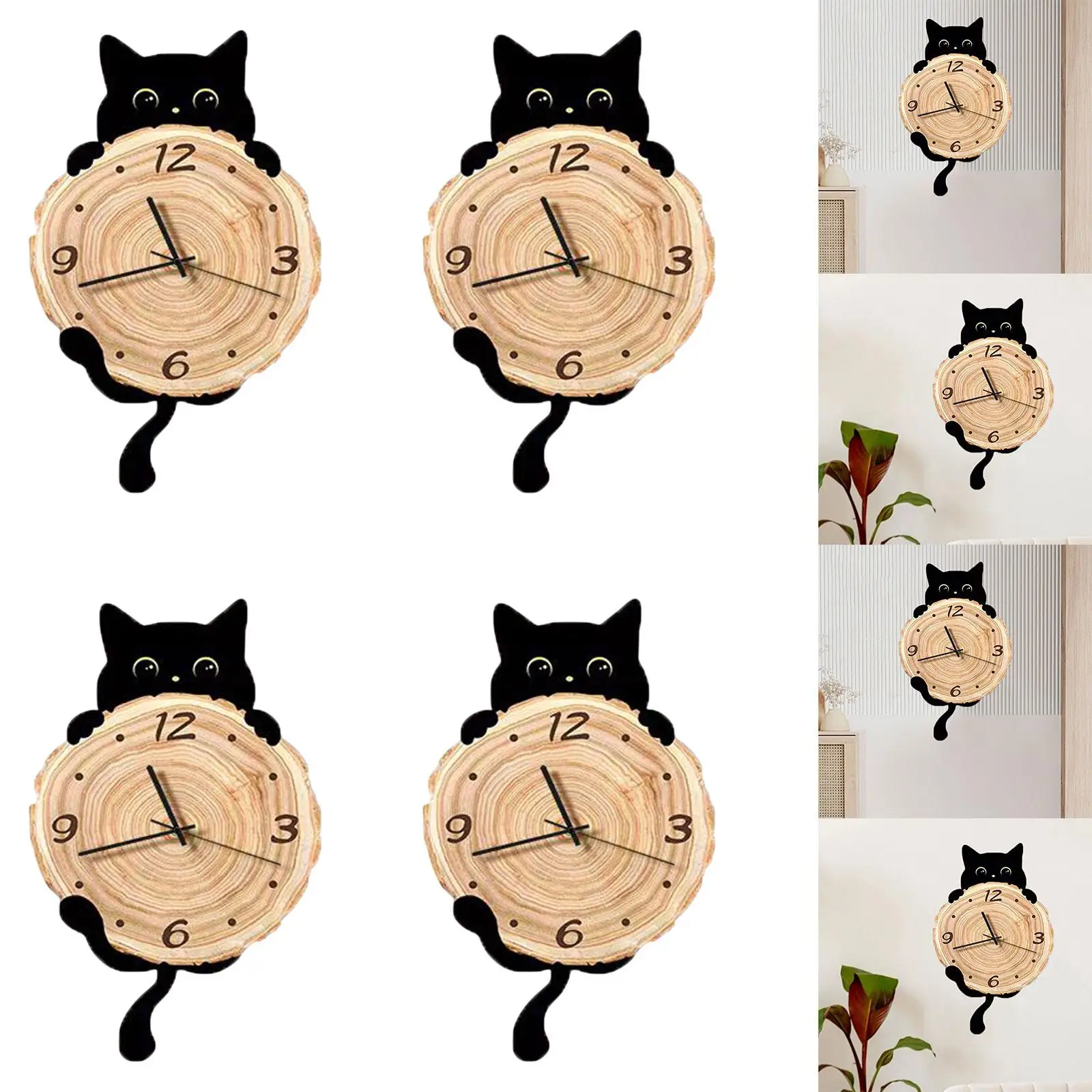 Hanging Clock for Wall Decoration, Gifts for Office, Kids Room, Bedroom