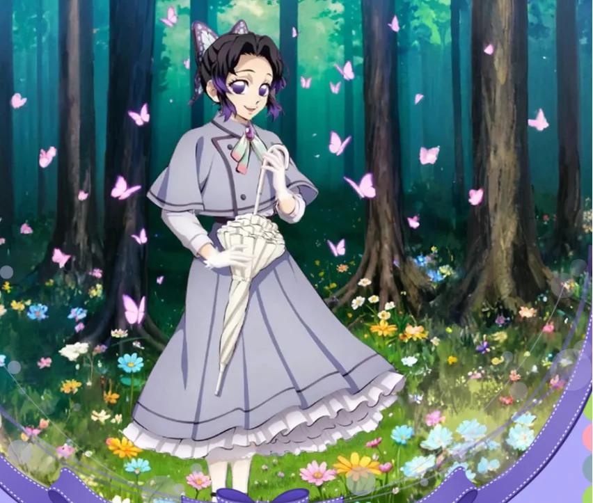 Demon Slayer Shinobu Kochou Kimono Cosplay Costume