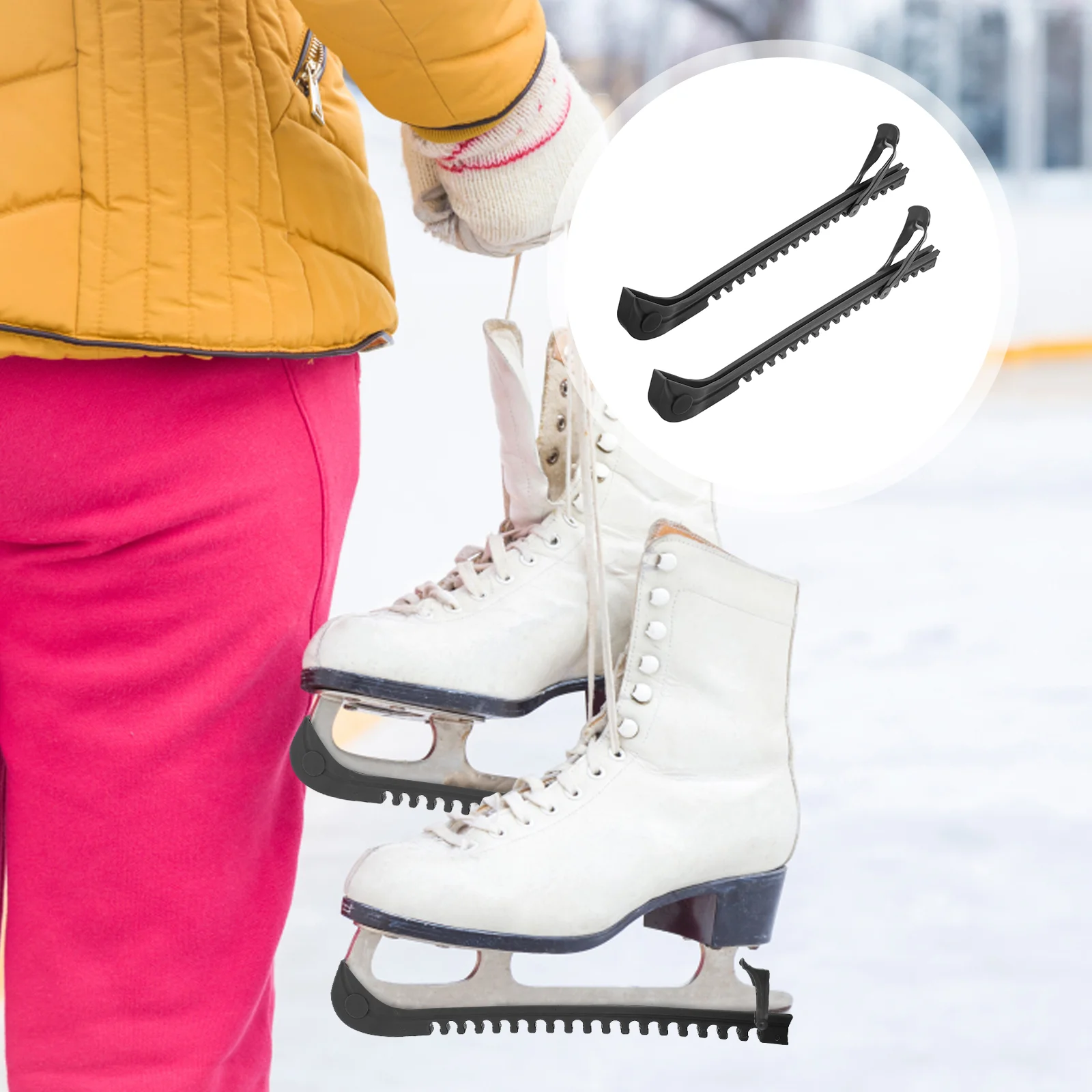 

Ice Skates Guards for Skating Shoe Blades Covers Kids Environmental Protection Pxc Synthesis Protective Case Child Skateboards