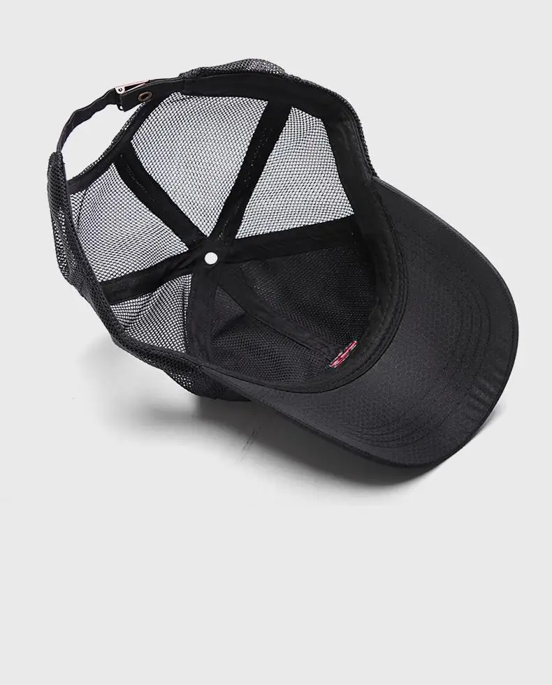 Oversize Big Head Man Plus Size Baseball Cap Spring Summer Thin Fabric Mesh Sun Hat Male Snapback M 55-59cm L 60-64cm