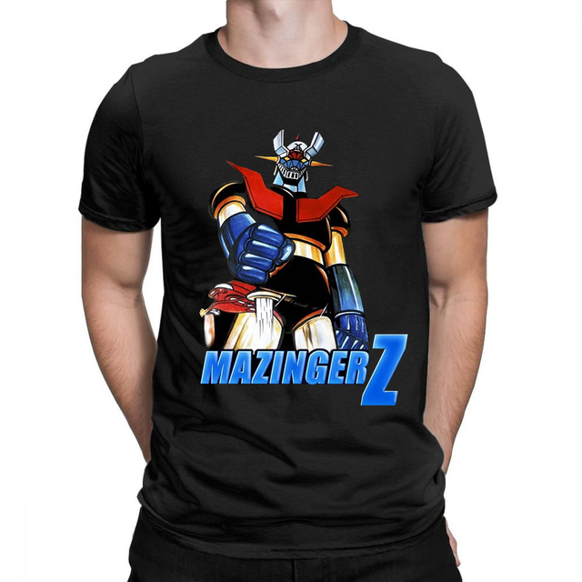 mazinger z t-shirts Men t shirt Harajuku fashion Printed Top Tshirt Unisex T-shirt Fashion Streetwear