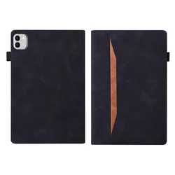 Luxury PU Leather Wallet Stand Tablet Case Cover for MagicPad 4 12.3 inch (Black - 1)