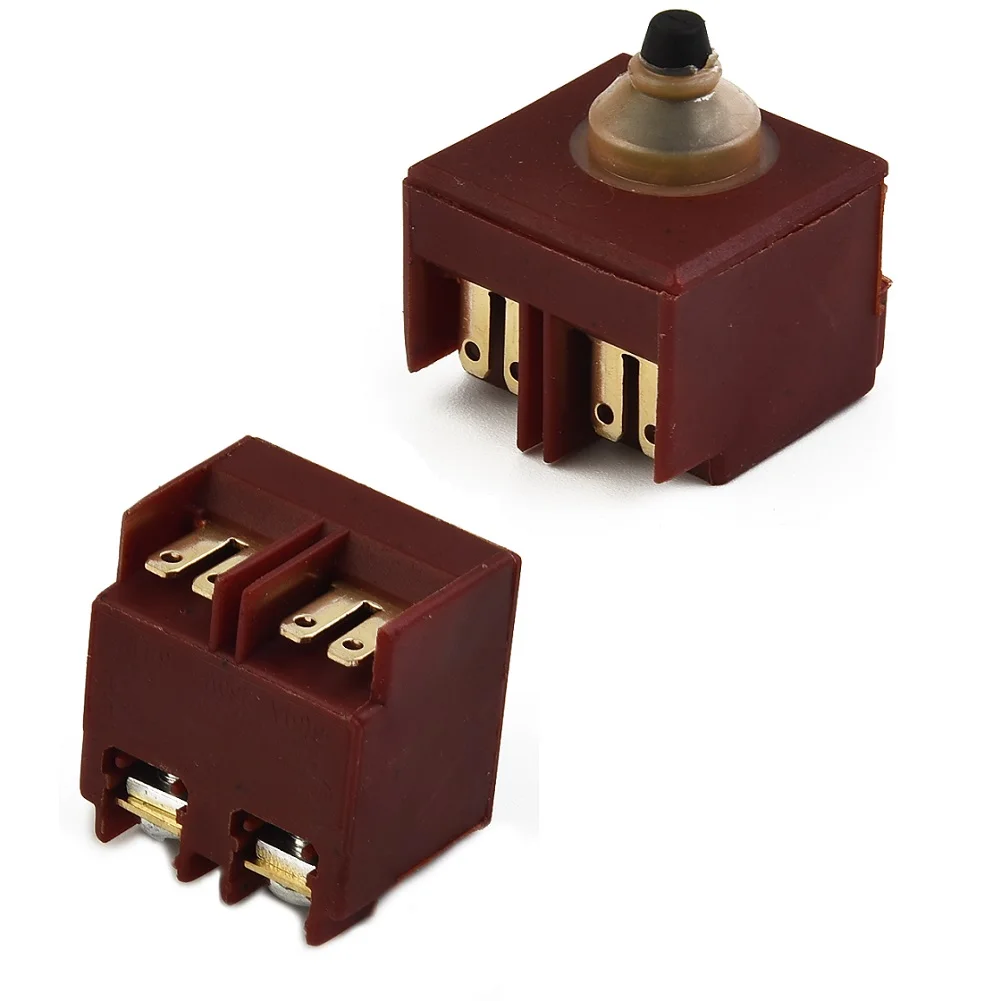 

2Pcs Push Button Switch 2.8*2.5*3cm Angle Grinder FA2-5/2W Momentary Contact DPST NO For GWS6/8-100 Power Tools Accessories