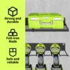 Wall Mounted Power Tool Organizer Holder Heavy Duty Utility Storage Rack for Battery Powered Hand Tools Cordless Drill Rack 2