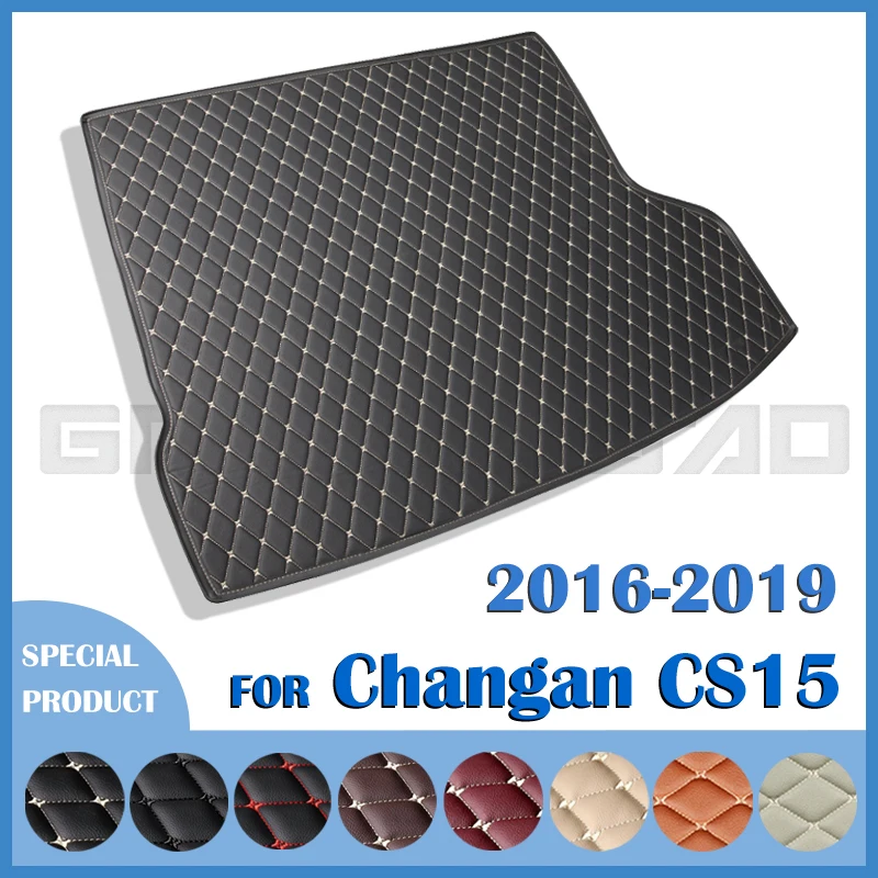 

Коврик для багажника автомобиля Changan CS15 2016 2017 2018 2019, аксессуары для автомобиля на заказ, украшение интерьера автомобиля
