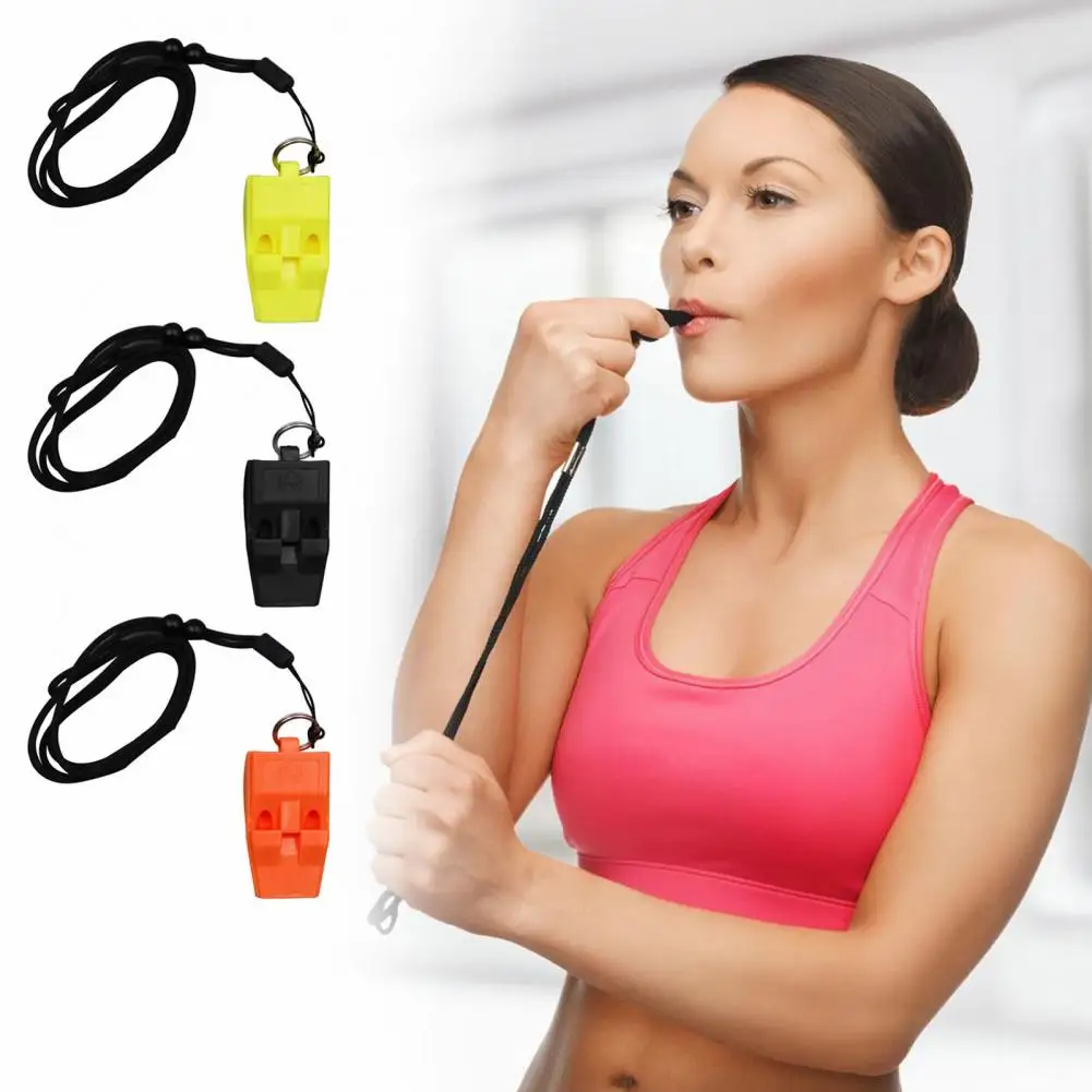 

Compact Loud Colored Referee Whistle High Decibel Sports Training Supplies for Basketball Soccer Cheer Fans 24pcs for Drop