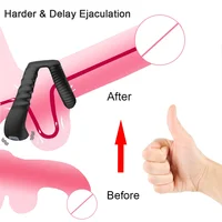 Vibrator Cock Ring Penis Verzögerung Ejakulation Cockring auf für Mann Sex Spielzeug für Männer Paar Ringe Penisring Sexy Shop Produts 18+ 3