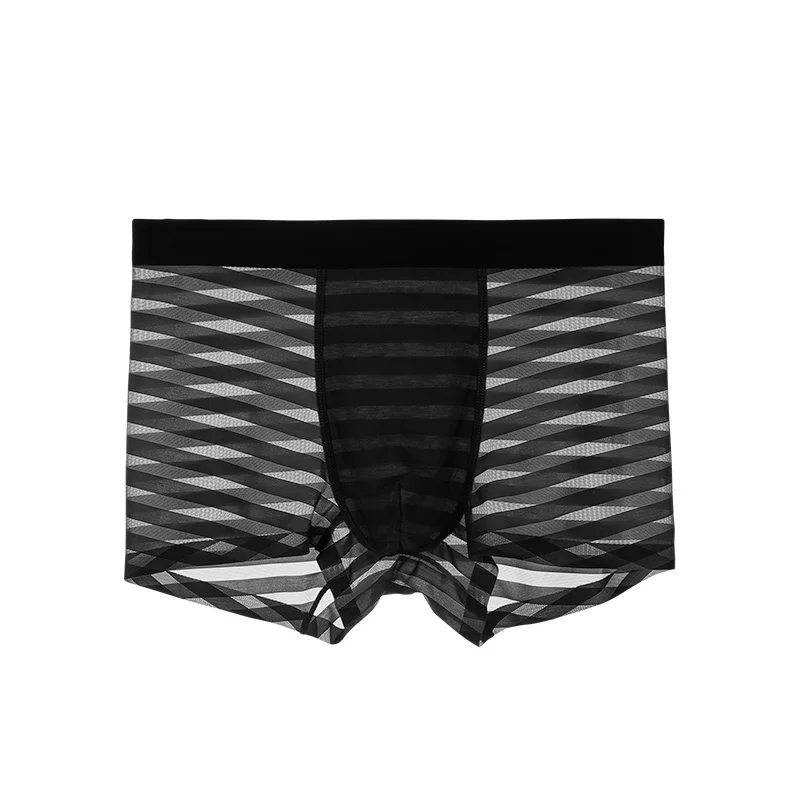 Men's underwear - Silk summer lightweight straight-leg briefs with seamless corners and breathable, antibacterial shorts - 4