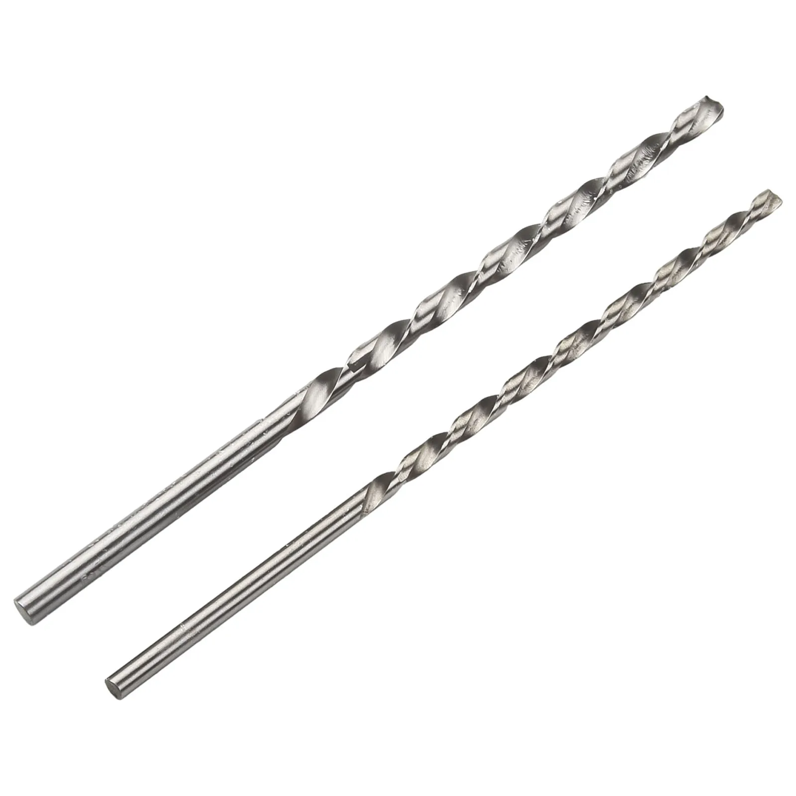 Electric Drill Drill Bit Power Tools Drilling Machines Extra Long 4mm 5mm High Speed Steel Parts Silver 10PCS 150mm