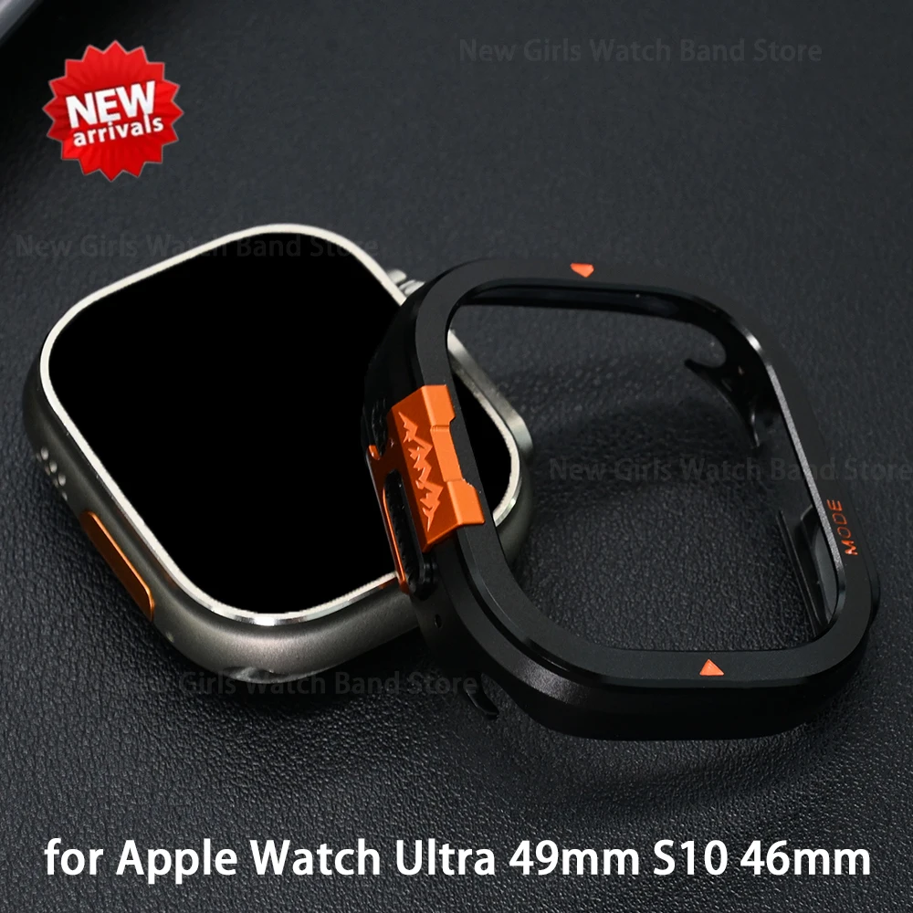 Premium Alloy Protective Case for Apple Watch - Durable PC Bumper Frame Accessory