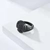 High Quality Northern Europe Black Retro Eternal Signet Viking Stainless Steel Men's Ring  Jewelry Gold 6