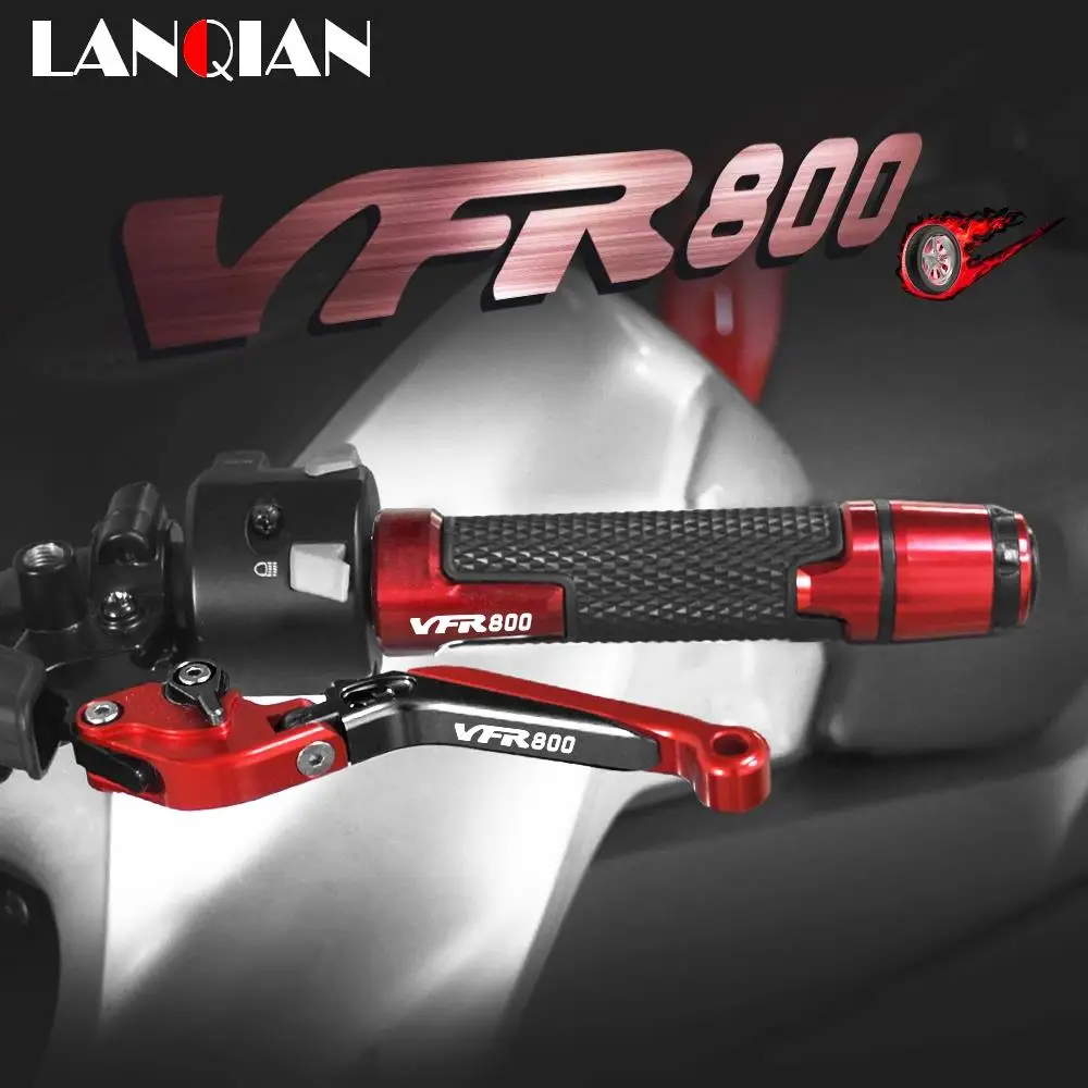 

Motorcycle Brake Clutch Levers Handlebar Grips ends For Honda VFR800 F 1998-2017 VFR 800 FIWI 1998-2001 VFR800 VTEC 2002-2008