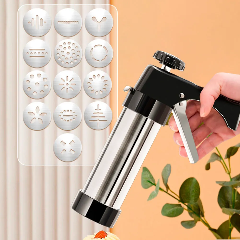 Description Picture 5 of itemCookie Press Gun Cookie Press Making Gun Biscuits Cake Mold Cookie Press Maker Machine Dessert Decoration Kitchen Baking Tools