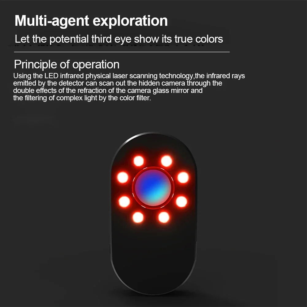 Infrared Detector Anti Hotel Candid Hidden Camera Detectors Security Protection Bug Detector Discreet Security Protection Gadget infrared camera detector,hidden camera detector,camera detector