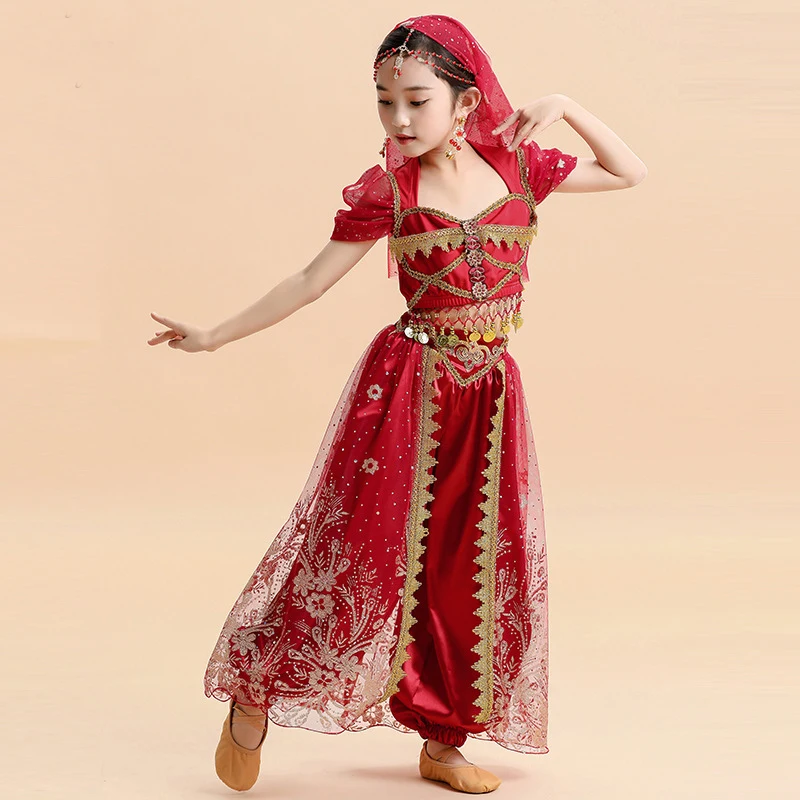 Princess Jasmine Red Outfit Costume