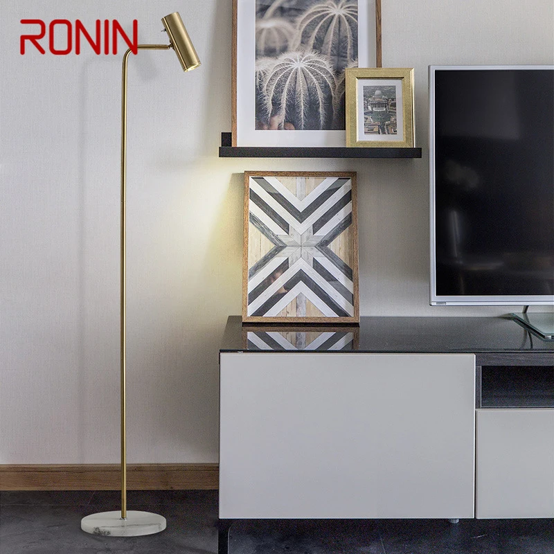 

RONIN Nordic Floor Lamp Minimalism Modern Family Iiving Room Bedroom Creativity LED Decorative Standing Light