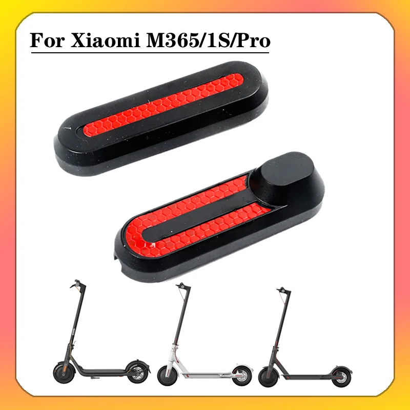 

For Xiaomi Electric Scooter M365 4x Wheel Cover Hub Cap Protective Shells Reflective Stickers Replace Accessories