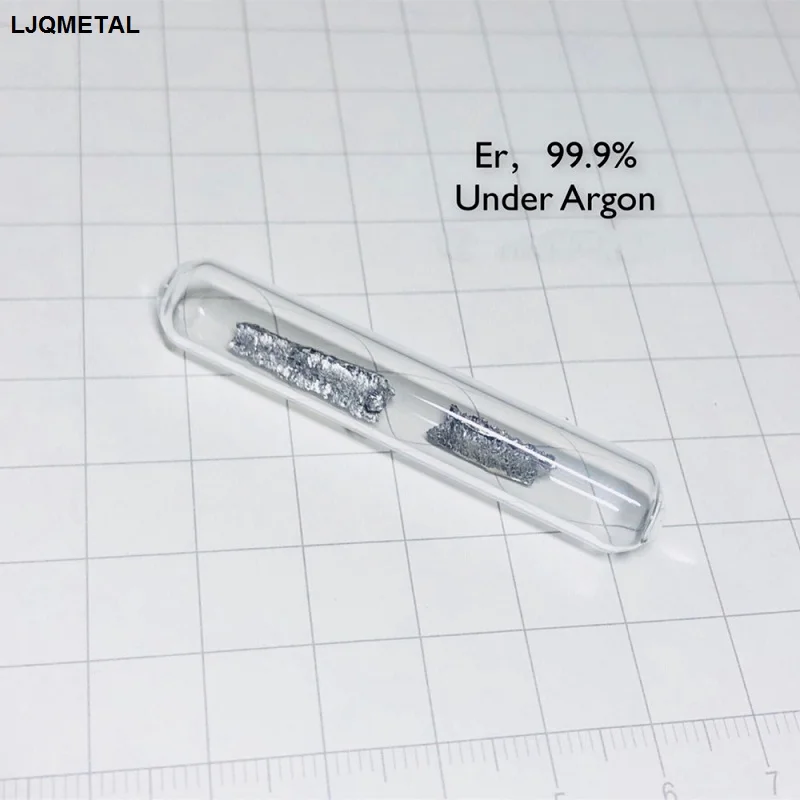 Erbium редкоземельный образец 99.9% Er герметичная трубка в герметичной флаконе 2 г |