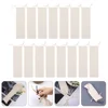15 Pcs Storage Bag Straw Travel Toothbrushes for Children Portable Cotton Linen Drawstring 6
