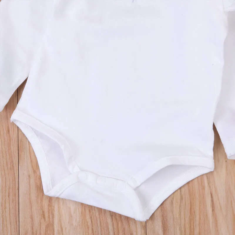 0-24months Baby Girl Long Sleeve Romper Ruffled Casual Bodysuit For Infant Girls Summer Solid White Black Gray Pink Playsuit 3