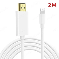 HDTV Cable For iPhone 14 13 12 HD Video Projector Monitor 1080P Digital AV Adapter Sync Screen Connector HDMI-Compatible Cable