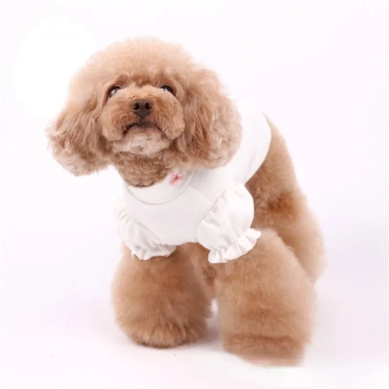 Flower Cotton Pet Clothes For Small Dogs