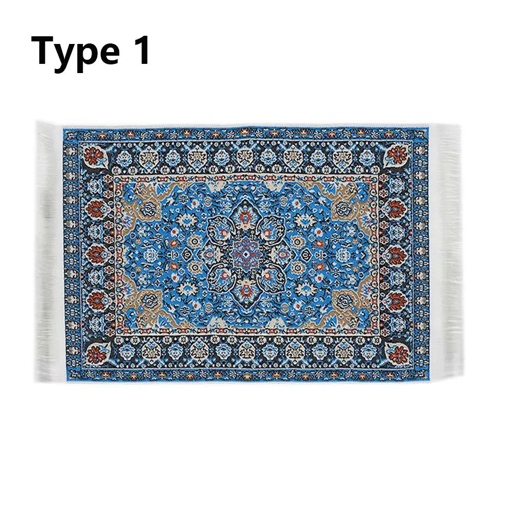 1:12 Scale Dollhouse Miniature Turkish-Style Carpet Rug