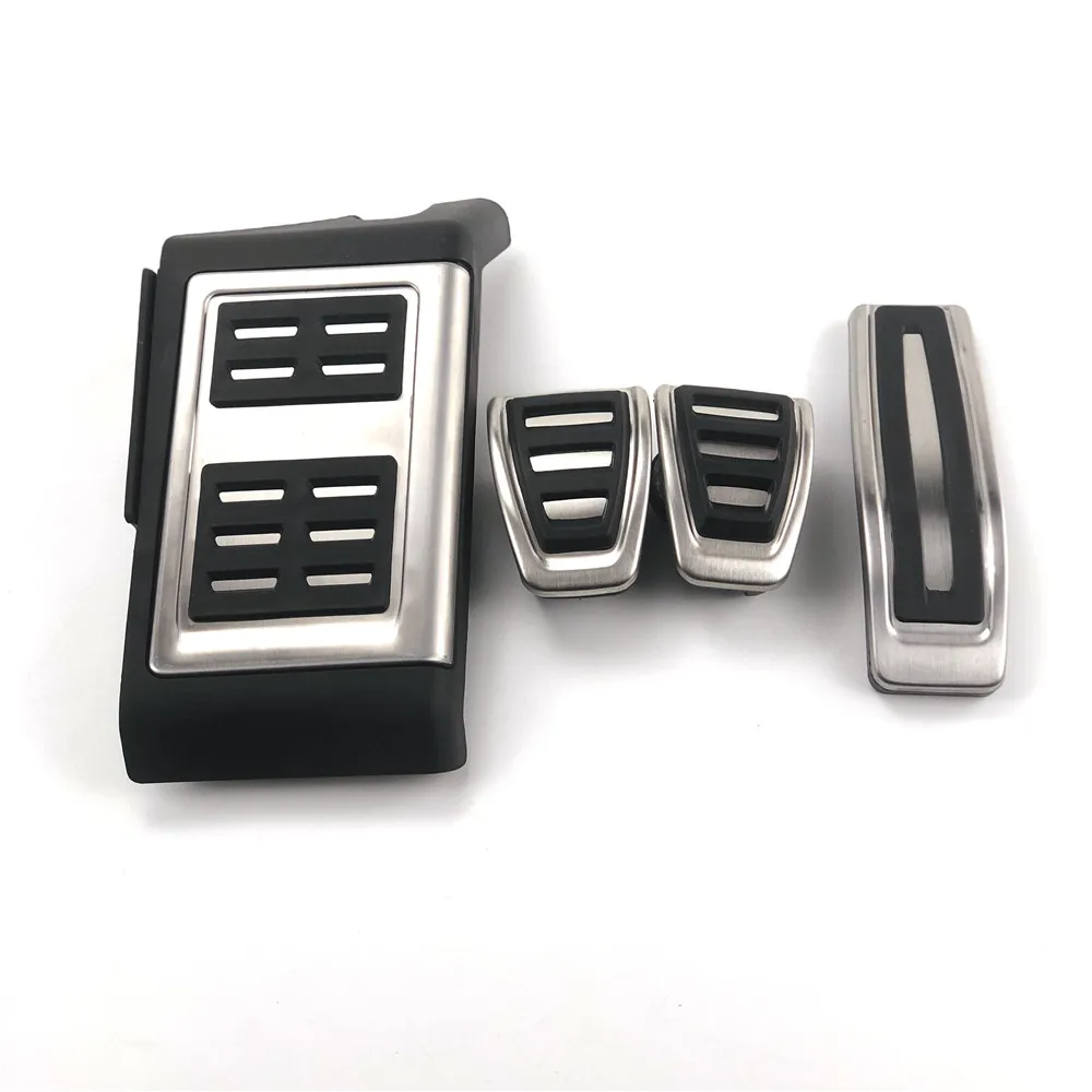Gas Brake Foot rest Dead Pedal Cover Pad Car Accessories For Audi Q7 4L (07-15)/ Volkswagen Touareg 07-18/ Porsche Cayenne 07-16