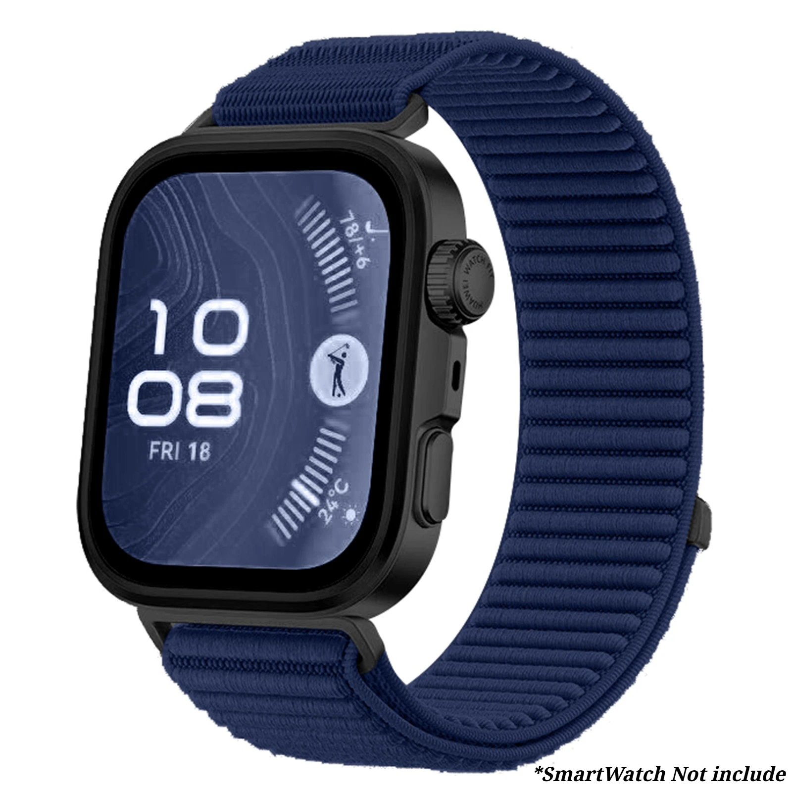 Field Nylon Loop Strap - Woven Sports Smartwatch Wristband Bracelet