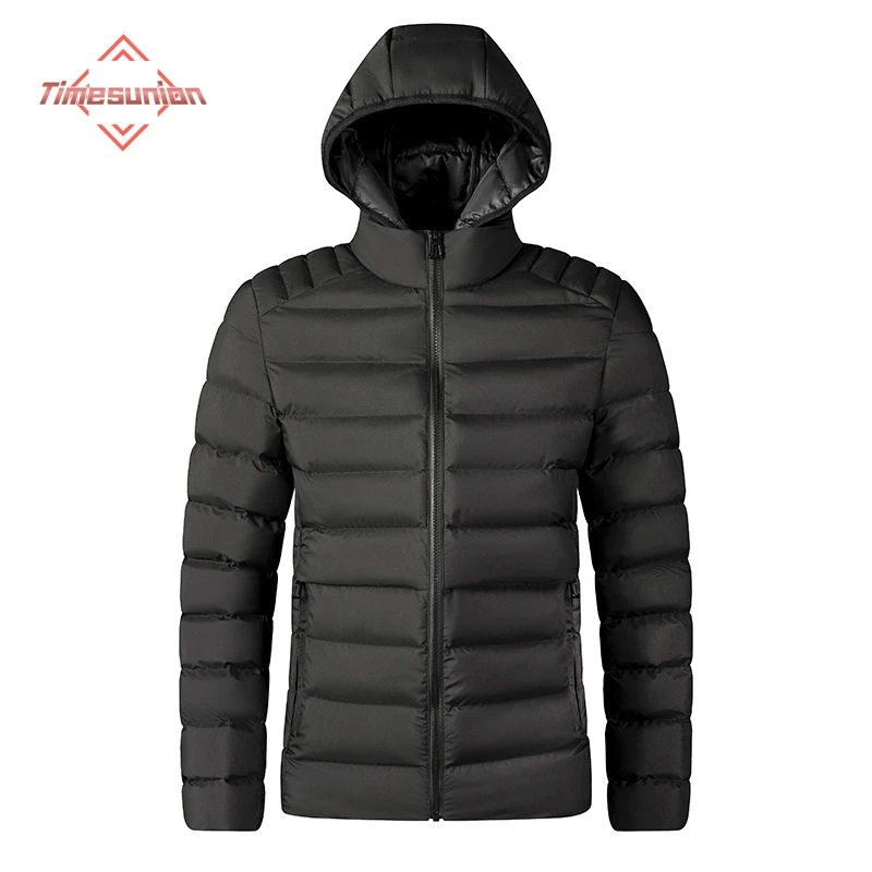 

Men Autumn Winter Warm Waterproof Parkas Jacket Coat Mens Hooded Casual Outwear Detachable Hat Outfits Parkas Coat Male