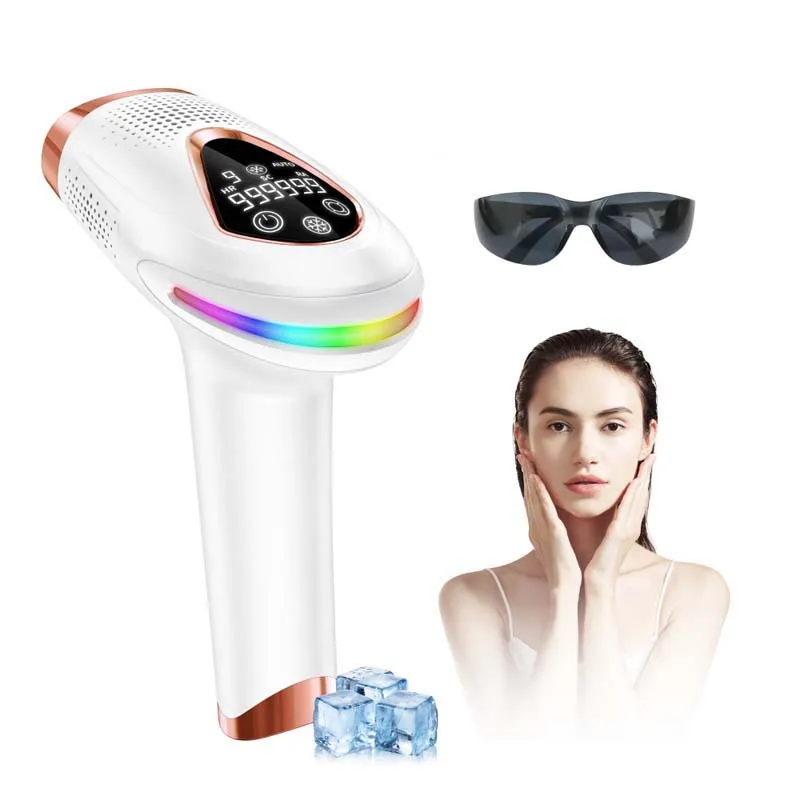 Ipl Laser Hair Removal Device Home Use Portable Ice Cooling System_voghion.com