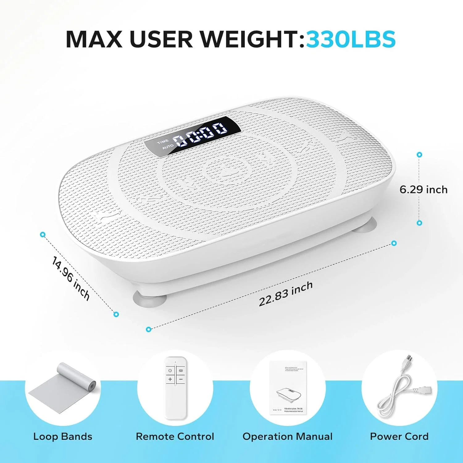 Crazy Fitness Massage of Vibration Plate Exercise Machine for Burn Whole Body Calorie