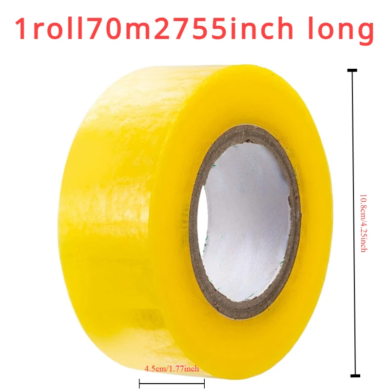 4.5CM 70 Meters High Viscosity Clear Adhesive Tape Box Carton Sealing Packing Tape DIY Mounting Fixing Tape Clear Adhesive Tape