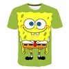 Spongebob Squarepants Summer Childrens Wear Boys And Girls T-shirt Top Cartoon Anime Print Children's Sportswear t shirt boys 3