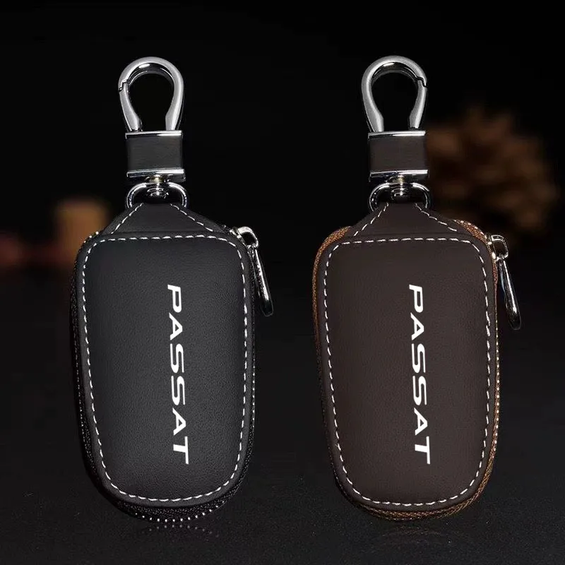 

Car key pack leather remote control protective case for key case Volkswagen VW PASSAT B5 B6 B7 B8 Variant Car Accessories