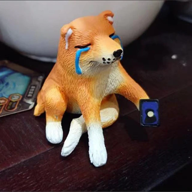 Cute Tumbler Mini Shiba Inu Miniatures Desktop Ornaments Cartoon Dog  Figurine Home Decoration Accessories Fairy Garden Toys Gift - AliExpress