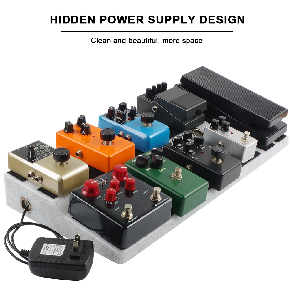 Pedal Board Sound Town STRC-PD1 Guitar Pedalboard Ata Plywood Road