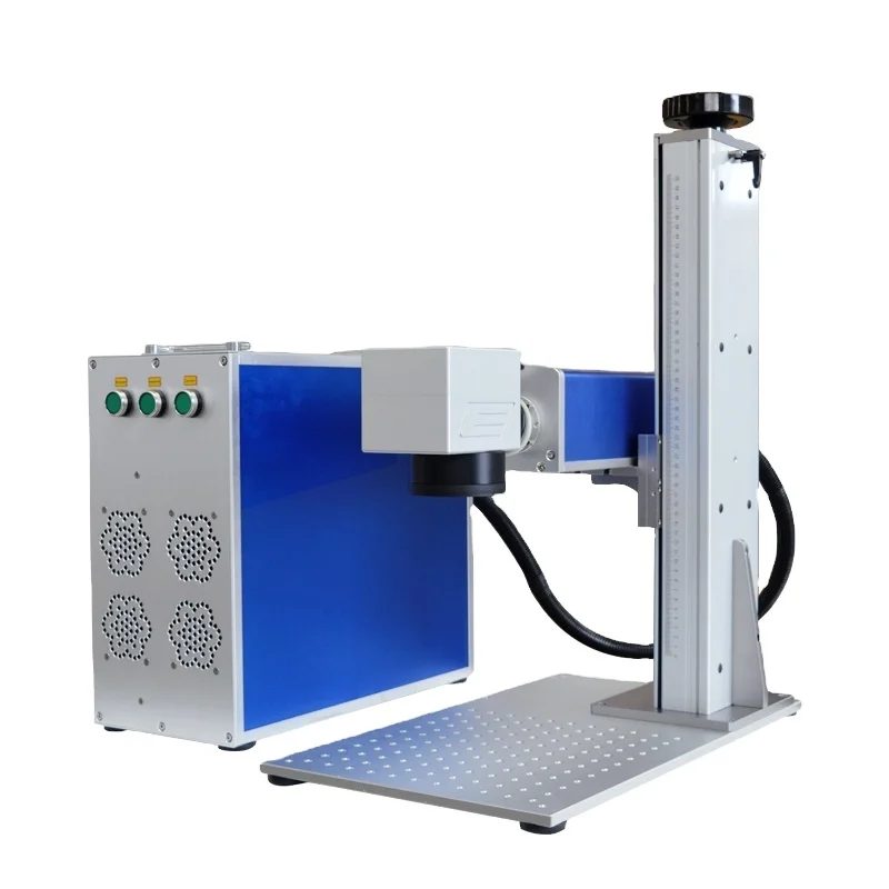 

50w 20w 30w mini fiber laser marking machine portable supplier 3d laser marking machine for silver / gold /metal