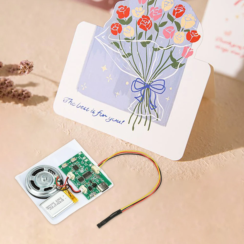 DIY recording and playback module 8M USB Recordable Birthday Card Music Voice Module Chip for DIY Voice Audio toy Greeting Card